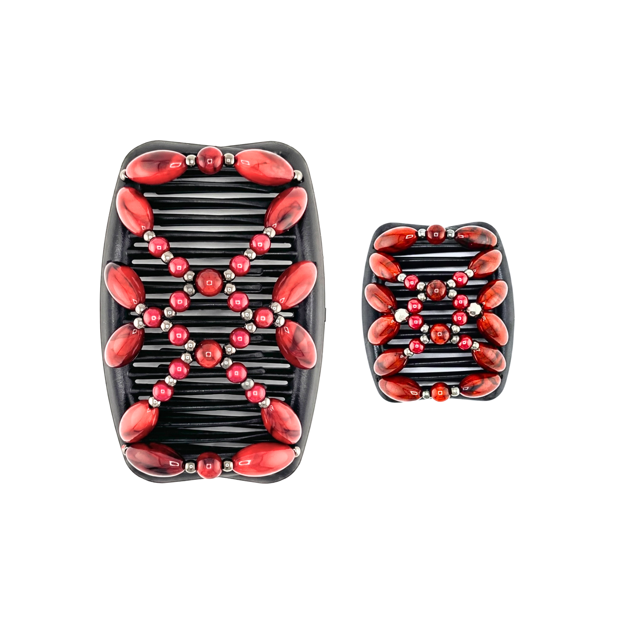Salvadore Red Charcoal, Brown Combs