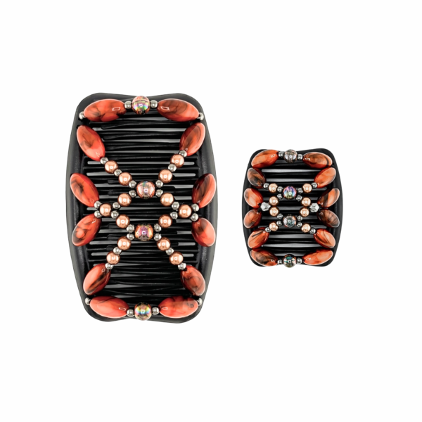 Salvadore Orange Charcoal, Brown Combs