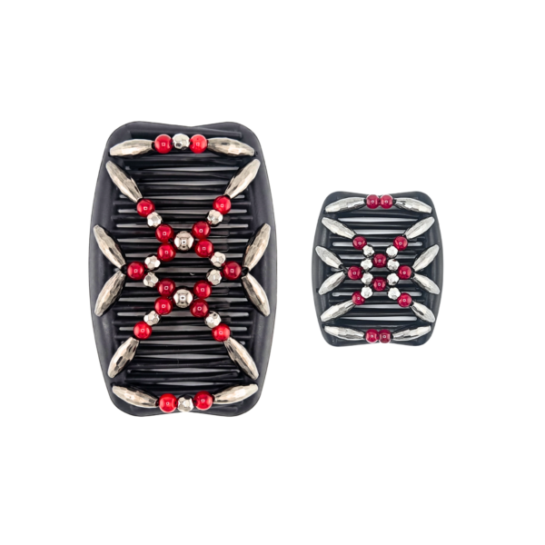 Majestic Charcoal Red, Brown Combs