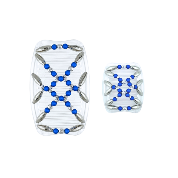 Majestic Silver Blue, Clear Combs