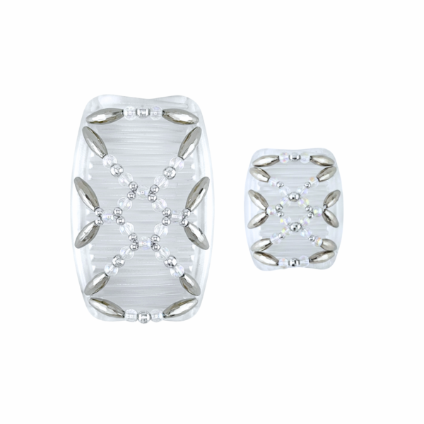 Majestic Silver Clear Multi, Clear Combs