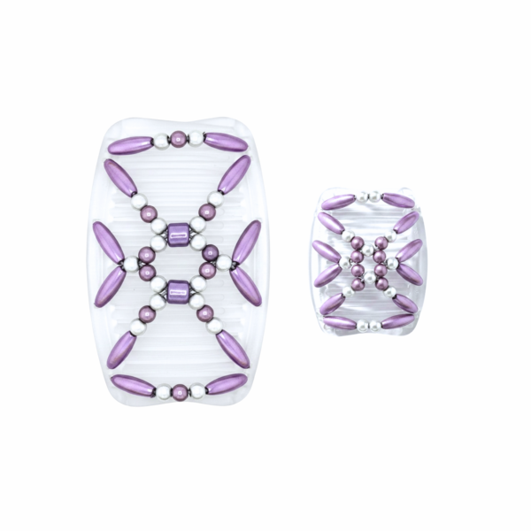 Miracle Lilac White, Clear Combs