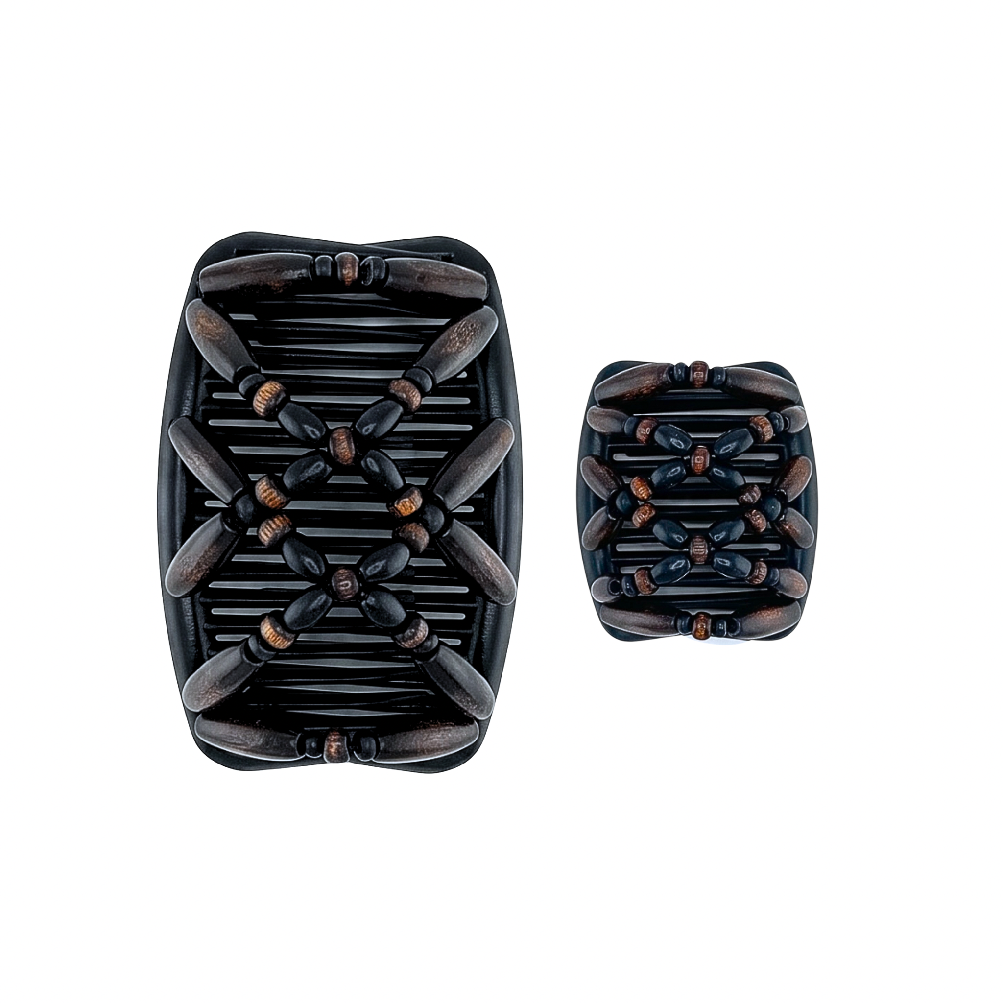 Wood Natural Brown Black, Black Combs