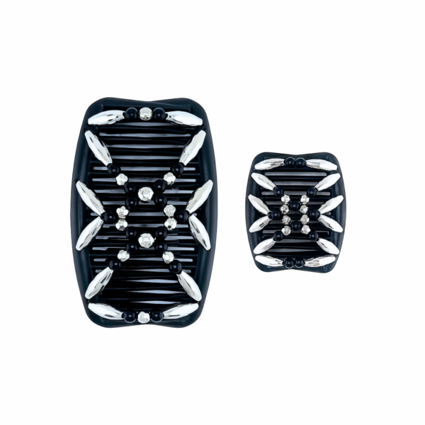 Majestic Silver Black, Black Combs