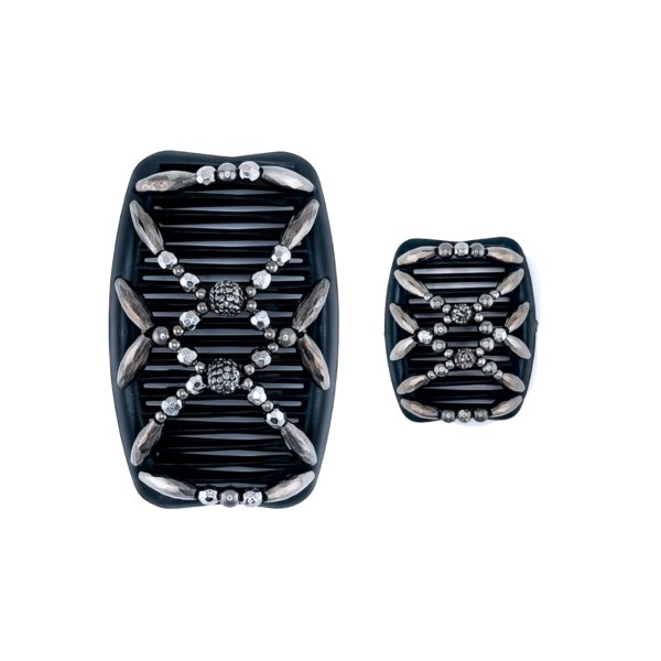 Majestic Charcoal Shambala, Black Combs