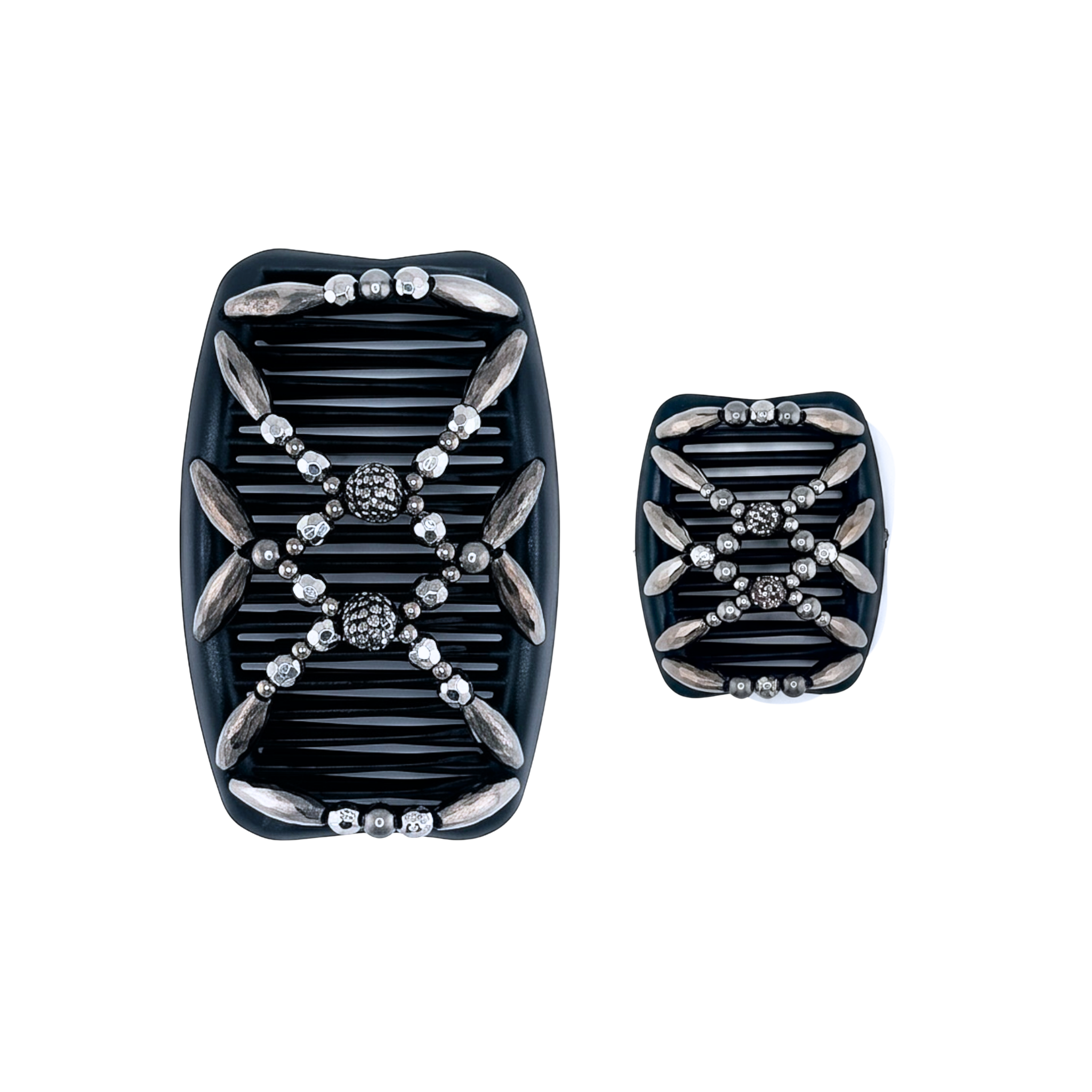 Majestic Charcoal Shambala, Black Combs