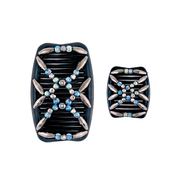 Majestic Charcoal Bubble, Black Combs