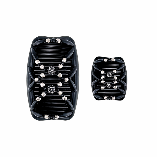 Pearl Black Shambala Charcoal, Black Combs