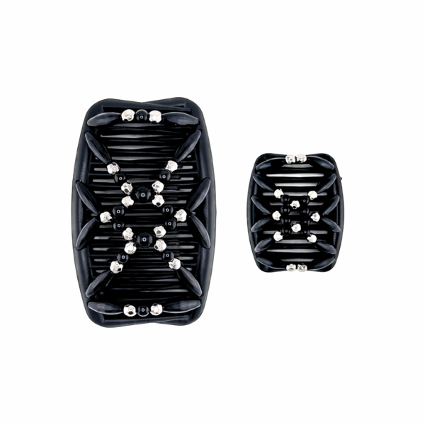 Pearl Black Charcoal, Black Combs