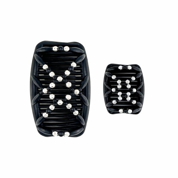 Pearl Black Silver, Black Combs