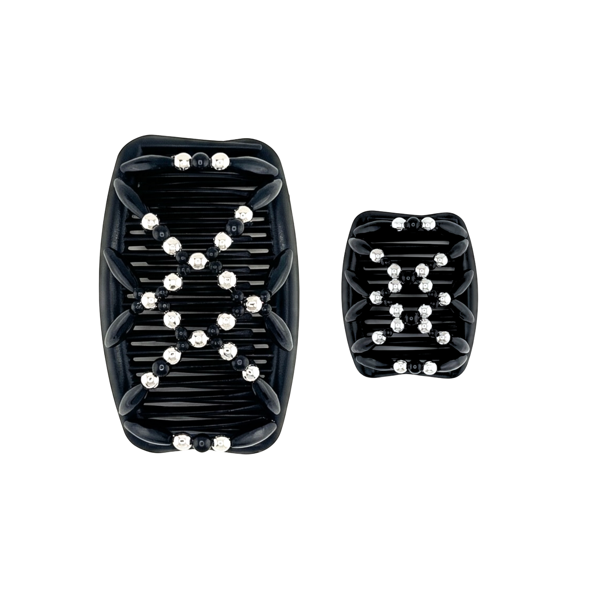 Pearl Black Silver, Black Combs