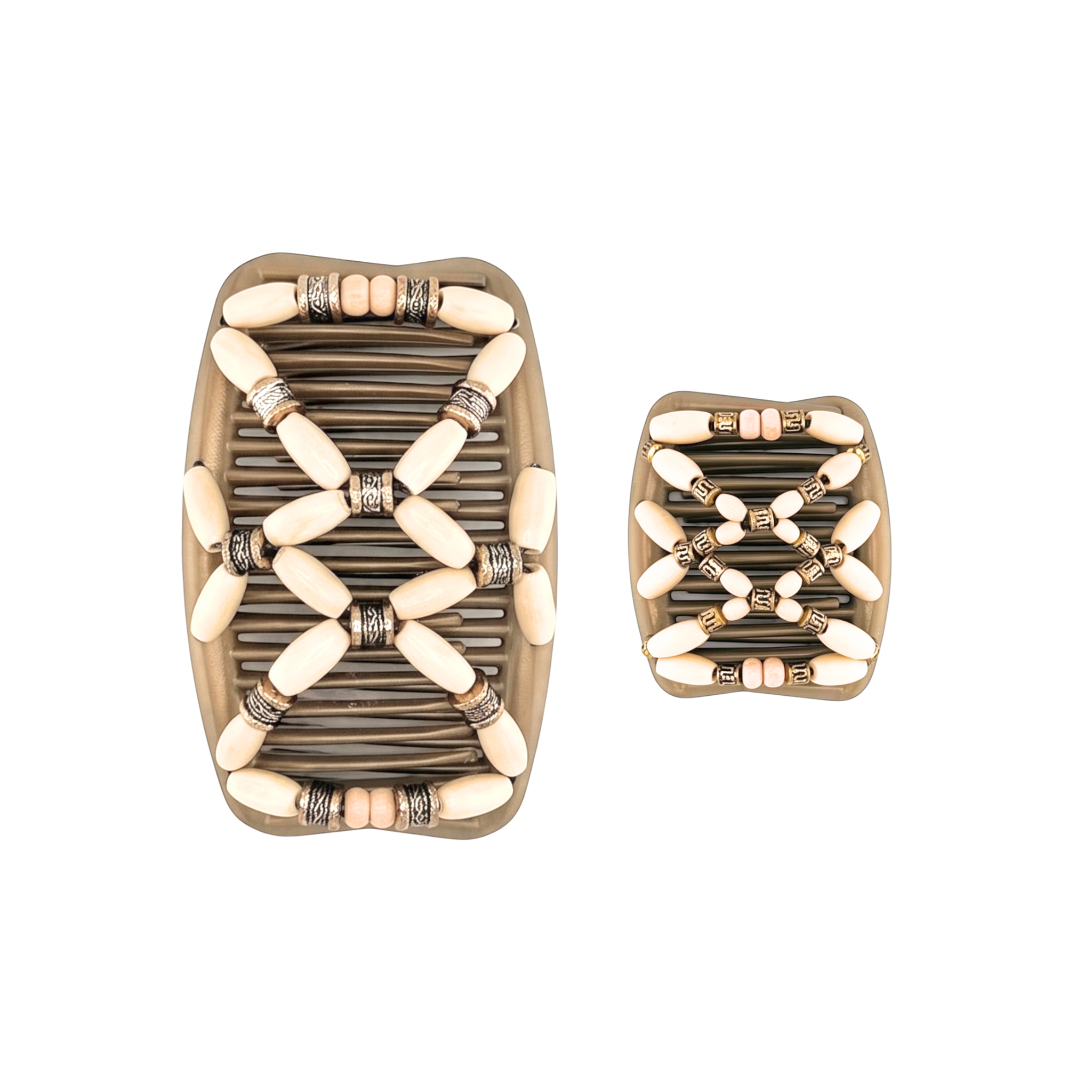 Wood Light Tan Gold, Gold Combs