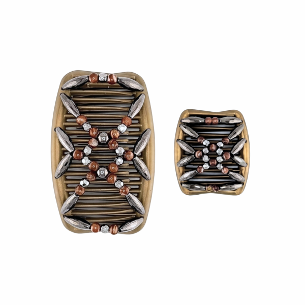 Majestic Charcoal Sandstone, Gold Combs