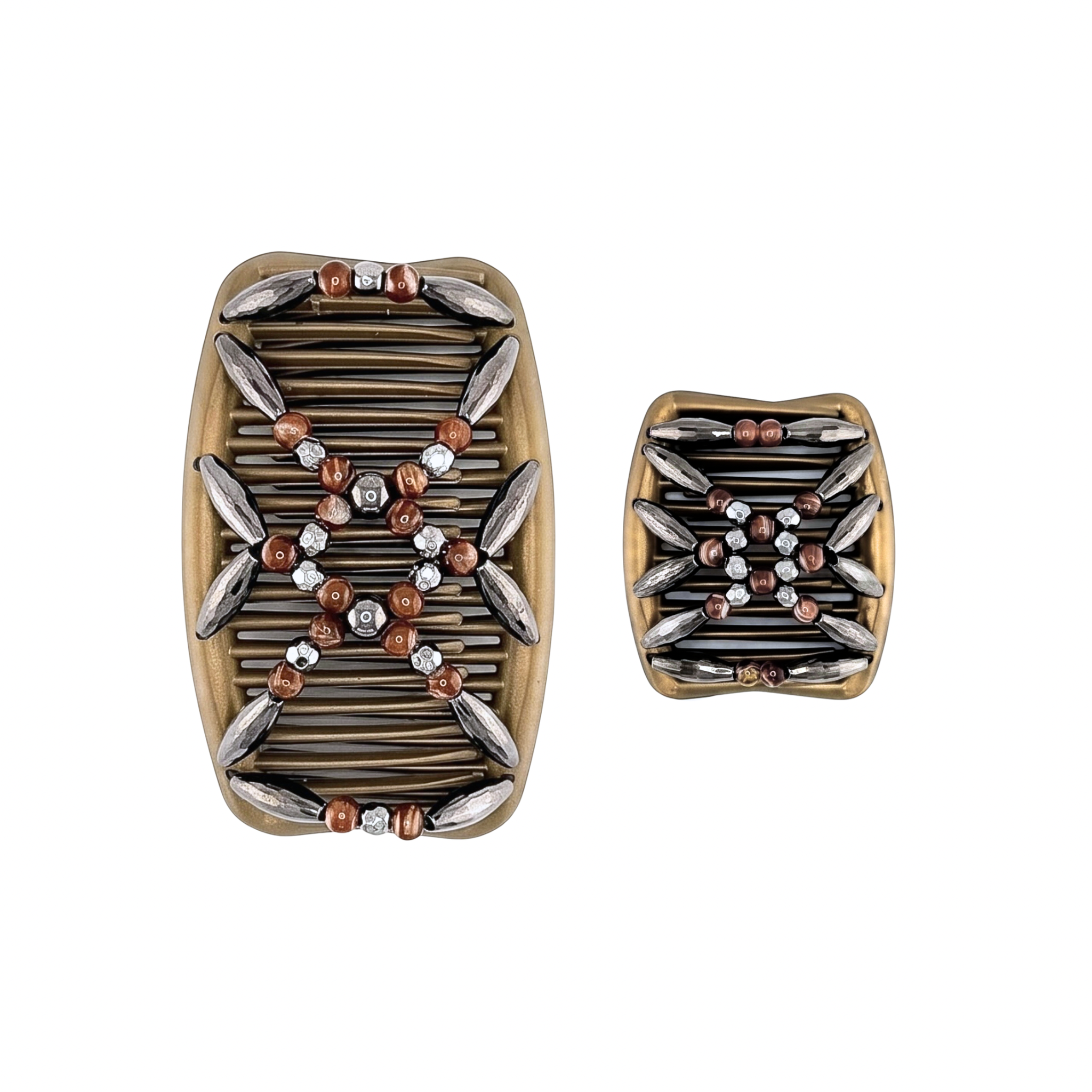 Majestic Charcoal Sandstone, Gold Combs