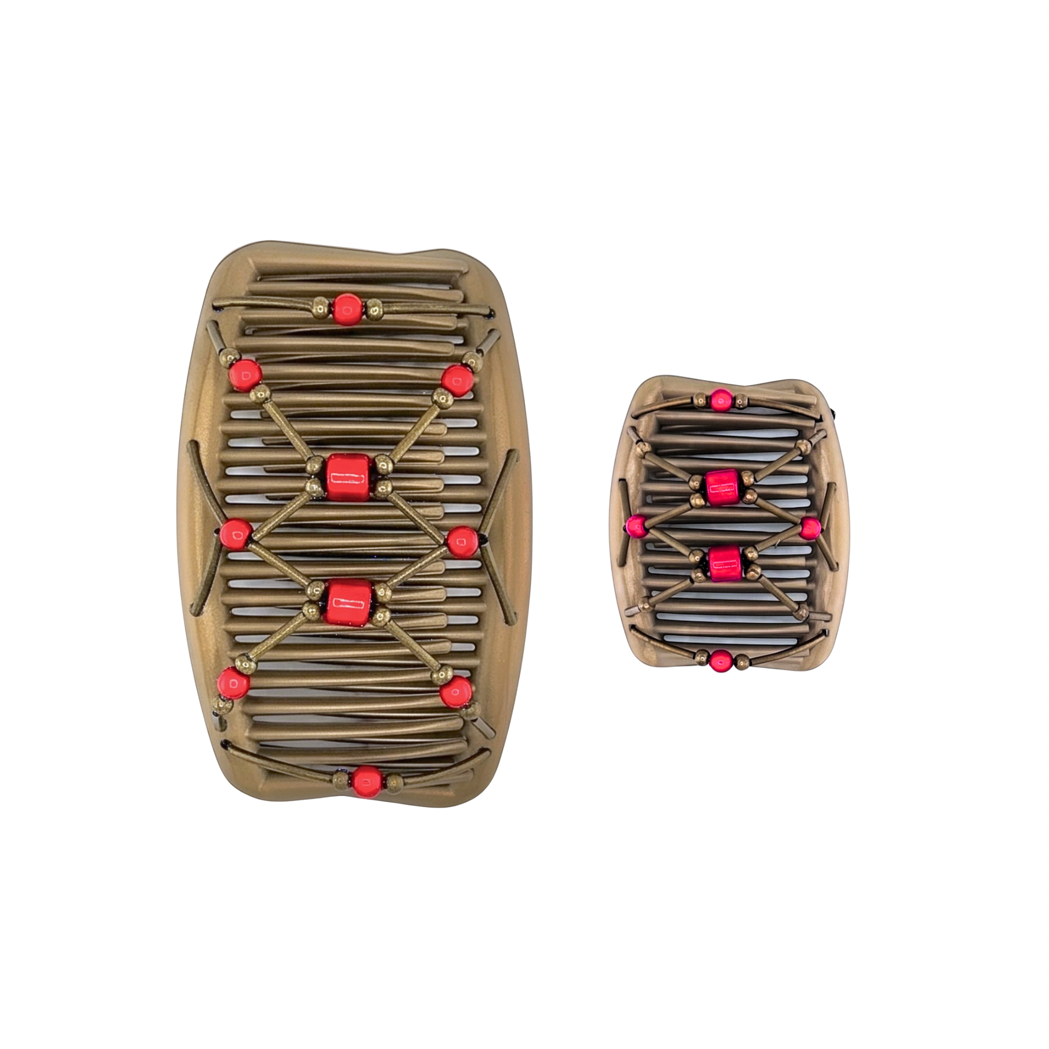 Tuby Bronze Miracle Red, Gold Combs